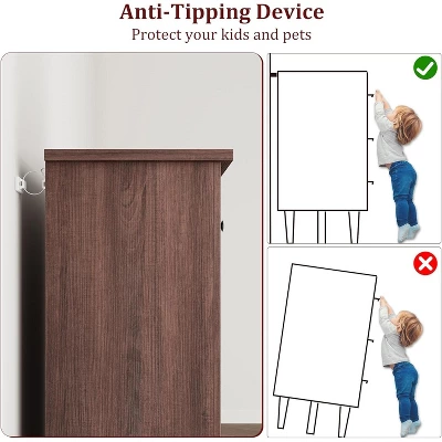 5 Dresser For Bedroom, 41" Tall Dresser, Vertical Drawer Dresser With Storage Freestanding, Wooden Closet Dresser Storage Chest For Bedroom, Walnut 6 5 Dresser For Bedroom, 41" Tall Dresser, Vertical Drawer Dresser With Storage Freestanding, Wooden Closet Dresser Storage Chest For Bedroom, Walnut - Image 4