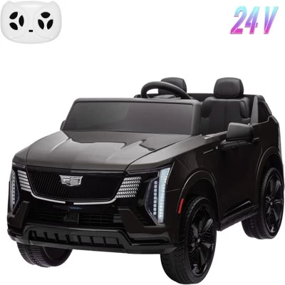 Garvee 24V 2-Seater Ride On Car For Kids, Licensed Cadillac Electric Truck With Remote Control, LED Lights, Music, Battery Powered Ride On Toy 10 Garvee 24V 2-Seater Ride On Car For Kids, Licensed Cadillac Electric Truck With Remote Control, LED Lights, Music, Battery Powered Ride On Toy - Image 8