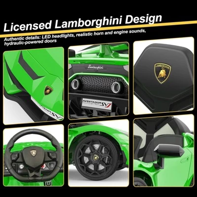 12V Electric Ride-On Car For Kids | Licensed Lamborghini Battery-Powered Sports Car With Remote Control 4 12V Electric Ride-On Car For Kids | Licensed Lamborghini Battery-Powered Sports Car With Remote Control - Image 2