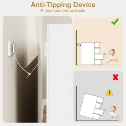 Garvee 4 Drawer Dresser For Bedroom, White Nightstand 4 Chest Of Drawers With Large Storage, Small Bedside Table For Living Room, Nursery, Entryway -Garvee GUEST 271a8a24 8556 41ea bf9e 70080b795060