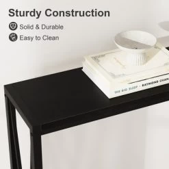 Industrial Console Table, Narrow Sofa Table With Storage, 43 Tier Entryway Table, Console Table For Entryway, Living Room, Hallway, Foyer -Garvee GUEST 27dfae30 318a 4f3c aa5e 86438ee3af9a