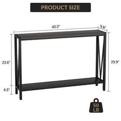 Console Table, Entryway Table, Easy Assembly,Entrance Table For Living Room, Entryway, Hallway, Foyer 4 Console Table, Entryway Table, Easy Assembly,Entrance Table For Living Room, Entryway, Hallway, Foyer - Image 2