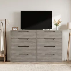 Garvee 4 Dresser For Bedroom, 41.7" Tall Dresser, Freestanding Vertical Drawer Cabinet With Storage, Wooden Closet Storage Chest For Bedroom -Garvee GUEST 2952faac 071e 4f90 a87c e35cea9d497e