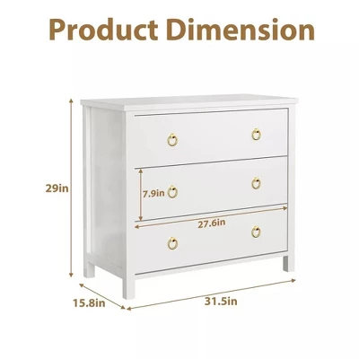 Freestanding Dresser Storage, Vertical Cabinet With Storage Drawer Dresser, Wooden Closet Dressers Chest For Bedroom, Nursery, Living Room 3 Freestanding Dresser Storage, Vertical Cabinet With Storage Drawer Dresser, Wooden Closet Dressers Chest For Bedroom, Nursery, Living Room