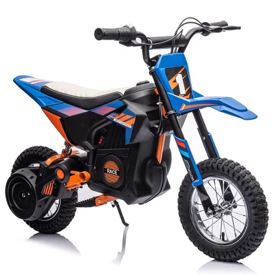 Kids Ride On Electric Motorcycle,250W Motor 13.6MPH Fast Speed Dirt Bike, Off-Road Bike,Twist Grip Throttle, Air-Filled Tires,for Teens 9 Kids Ride On Electric Motorcycle,250W Motor 13.6MPH Fast Speed Dirt Bike, Off-Road Bike,Twist Grip Throttle, Air-Filled Tires,for Teens - Image 7