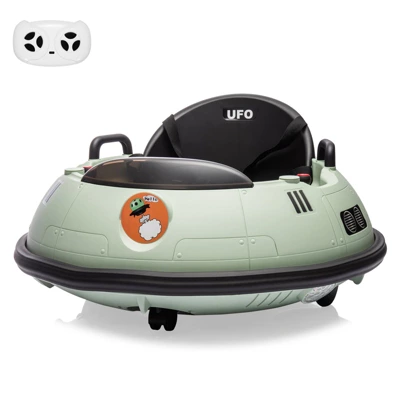 Ride On Bumper Car, 12V Electric Kids Car With Remote Control, Safety Belt, Music, Flashing Lights, 360 Degree Spin 9 Ride On Bumper Car, 12V Electric Kids Car With Remote Control, Safety Belt, Music, Flashing Lights, 360 Degree Spin - Image 7