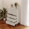 Garvee 5 Drawer Dresser For Bedroom, Modern Tall Dresser Organizer With Storage Drawers, Wooden Chests Of Drawers For Bedroom, Entryway, Hallway,White -Garvee GUEST 2cc34f42 ac16 4e16 a995 200328ae64e7