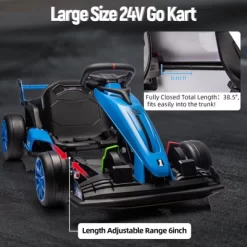 Ride On Go Kart, Kids 24V 7Ah Battery Two 200W Motors, 8MPH Fast Drifting Circling Car, Adjustable Seat Electric Ride Toy, For Kids 15 Ride On Go Kart, Kids 24V 7Ah Battery Two 200W Motors, 8MPH Fast Drifting Circling Car, Adjustable Seat Electric Ride Toy, For Kids -Garvee GUEST 2d9ecc31 80bd 4675 874b c65f7930d1c8