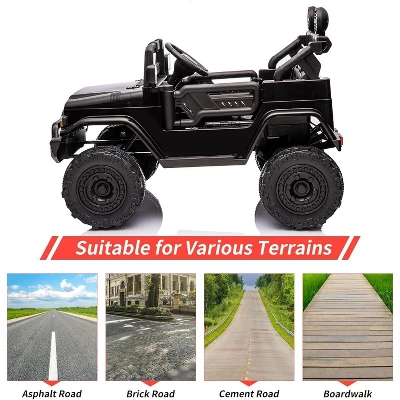 Electric Car, Licensed Toyota 12V Ride-On Car, For Kids With RC, Music, LED Lights, Double Doors, Safety Belt 9 Electric Car, Licensed Toyota 12V Ride-On Car, For Kids With RC, Music, LED Lights, Double Doors, Safety Belt - Image 7