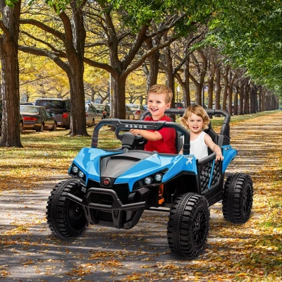 Garvee 24V Ride On UTV For Big Kids, 2 Seater Electric Car With Remote Control, LED Lights, Shock Absorbers, Storage, Ride On Toy For Kids 9 Garvee 24V Ride On UTV For Big Kids, 2 Seater Electric Car With Remote Control, LED Lights, Shock Absorbers, Storage, Ride On Toy For Kids - Image 7