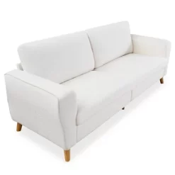 84" Sofa Couch, Large Loveseat Sofa With Streamlined Armrests & Wood Feet -Garvee GUEST 321d9254 f278 4f4c 8294 302bc9b29b5f