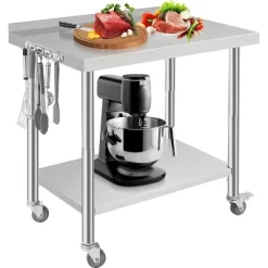 Heavy Duty Stainless Steel Work Table, Adjustable Height Utility Table For Home, Garage, And Restaurant Use 41 Heavy Duty Stainless Steel Work Table, Adjustable Height Utility Table For Home, Garage, And Restaurant Use -Garvee GUEST 3583549c 5e89 4951 9e2d cc3ed8bd7096