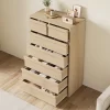 Garvee 7 Drawer Dresser For Bedroom, Natural 7 Chest Of Drawers Tall With Concave Handles, Wooden Dresser Organizer For Living Room Nursery Entryway -Garvee GUEST 35bf5570 827f 440f a067 3807b8a3ecfb