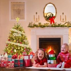 Pre-Lit Artificial Christmas Tree With LED Lights, 8 Lighting Modes, Foldable Stand & Foot Pedal Switch, Holiday Decoration 11 Pre-Lit Artificial Christmas Tree With LED Lights, 8 Lighting Modes, Foldable Stand & Foot Pedal Switch, Holiday Decoration -Garvee GUEST 35d98908 4d63 4848 9b58 f00b72830f36