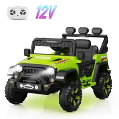 12V Kids Ride-On Truck With Remote Control, 3-Speed Electric Car With Music, LED Lights, Safety Features, Battery Power Wheels Car For Kids -Garvee GUEST 374acb04 4c12 4407 914b 91d3ef6cdd32