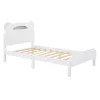 Wood Platform Bed Unique Bear Shape Design With 10 Solid Wood Slats 300LBS High Load Capacity Bed Frame For Kids Teens 2 Wood Platform Bed Unique Bear Shape Design With 10 Solid Wood Slats 300LBS High Load Capacity Bed Frame For Kids Teens -Garvee GUEST 374ebeb7 9879 4b6c b8ae e24bf9f05f33