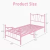 Whizmax Twin Size Metal Platform Bed Frame With Headboard And Footboard, Heavy Duty Mattress Foundation With Steel Slats Support, No Box Spring Needed 1 Whizmax Twin Size Metal Platform Bed Frame With Headboard And Footboard, Heavy Duty Mattress Foundation With Steel Slats Support, No Box Spring Needed -Garvee GUEST 3917347f 5b88 4709 8a1f 131bedfc67cf
