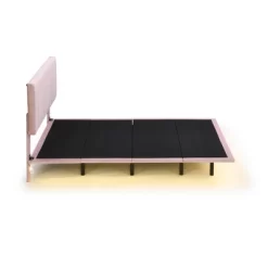 Floating Queen Platform Bed Frame, Headboard Velvet, No Box Spring Needed Upholstered Queen Bed Frame For Bedroom 11 Floating Queen Platform Bed Frame, Headboard Velvet, No Box Spring Needed Upholstered Queen Bed Frame For Bedroom -Garvee GUEST 3a6ced3e 6512 4db1 8728 b13c0a16d496