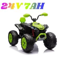 24 Volt Kids ATV Ride-On, Electric Dual 4 Wheeler With 2-Seater, Ride On Toys For Big Kids With LED Lights, Music, High Low Speed -Garvee GUEST 3aa39569 a8c5 4f78 b1de 687a56007205
