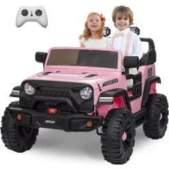 2 Seater Ride On Jeep Car, 24V/7AH Kids Battery Powered Vehicles W/Parent Remote Control, 2x200W Powerful Motor -Garvee GUEST 3b39f19e f137 4711 9861 4de0b1167efe