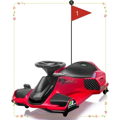 12V Ride On Go Kart,Kids Drifting Car With 45W Brushless Quiet Motor 9 12V Ride On Go Kart,Kids Drifting Car With 45W Brushless Quiet Motor - Image 7