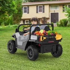 24V Ride-On Dump Truck For Big Kids – 4x4 Electric Car With Remote Control, Interactive Shovel, Bluetooth Speaker & Music -Garvee GUEST 3c8a6ba7 830e 4338 a40c 7c38fdd268f9