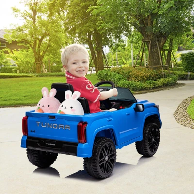 Ride On Car For Kids, Licensed Toyota Ride On Truck, Battery Powered Electric Car With Remote Control, MP3, LED Lights, For 3+ 4 Ride On Car For Kids, Licensed Toyota Ride On Truck, Battery Powered Electric Car With Remote Control, MP3, LED Lights, For 3+ - Image 2