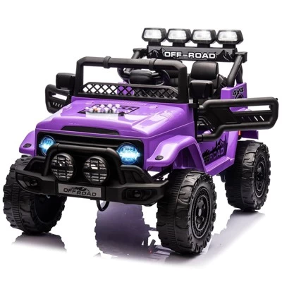 12V Ride-On Truck Car For Kids – Battery Powered Electric Vehicle With Remote Control, Spring Suspension, LED Lights, Bluetooth & 3 Speeds 12 12V Ride-On Truck Car For Kids – Battery Powered Electric Vehicle With Remote Control, Spring Suspension, LED Lights, Bluetooth & 3 Speeds - Image 10
