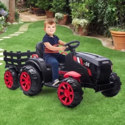 Garvee 12V Kids Ride On Tractor Toys With Trailer,Electric Vehicles Toy Tractor With Remote Control 19 Garvee 12V Kids Ride On Tractor Toys With Trailer,Electric Vehicles Toy Tractor With Remote Control -Garvee GUEST 410b1df2 a037 4b43 aae9 b0767d46ffbd