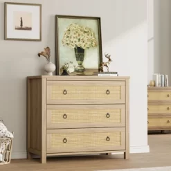 3 Dresser For Bedroom, 29" Tall Dresser, Modern Tall Drawer Dresser With Storage, Wooden Closet Dressers Chest Of Drawers, White -Garvee GUEST 4260b4bf 3189 452d ae2b 8b3585315eb2