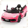12V Kids Electric Car With Remote Control, LED Lights & Sound System