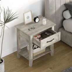 Nightstand Modern End Table Side Table With Storage Drawer -Garvee GUEST 431a1bb1 cee1 4522 a4ca b83a4dfd6141