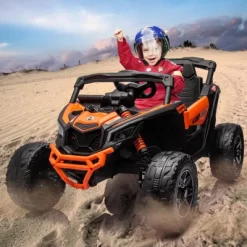 Kids Ride On Car, Licensed Can-Am 12V Ride On UTV W/Dual Motors, Remote Control & All-Terrain Tires -Garvee GUEST 43f62477 914f 4efd aa5c d0c779bb9a04
