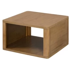 30.8" Modern Square Coffee Table, 2 Tier Center Table With Open Storage, Accent Coffee Table Nightstand For Living Room Bedroom Office -Garvee GUEST 44492ea7 83c8 4183 92e0 5abb96e4dccb