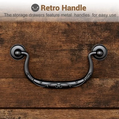 Entryway Table, Console Table With 3 Storage Drawers, 3 Tier Industrial Sofa Table, Behind Couch Table For Entry, Living Room 11 Entryway Table, Console Table With 3 Storage Drawers, 3 Tier Industrial Sofa Table, Behind Couch Table For Entry, Living Room - Image 9