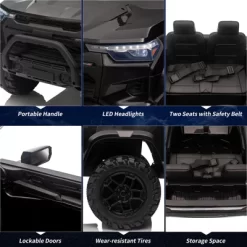 Ride On Truck For Kids, 24V 2 Seater, Battery Powered Vehicle Toddlers Ride On Car Toy With Trunk, Handle, Electric Car For Kids 15 Ride On Truck For Kids, 24V 2 Seater, Battery Powered Vehicle Toddlers Ride On Car Toy With Trunk, Handle, Electric Car For Kids -Garvee GUEST 46adfa5c d0fb 488a 85b7 8a5f89f3aef4