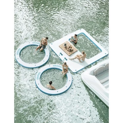 Inflatable Water Hammock Floating Dock Mesh, Heavy Duty River Floats Lake Raft For Tanning Pool Float Island Platform Pad Mat Party 8 Inflatable Water Hammock Floating Dock Mesh, Heavy Duty River Floats Lake Raft For Tanning Pool Float Island Platform Pad Mat Party - Image 6