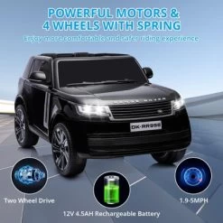 24V Licensed Land Rover Ride On Car, 2-Seater Electric Car W/Parent Remote Control 12 24V Licensed Land Rover Ride On Car, 2-Seater Electric Car W/Parent Remote Control -Garvee GUEST 4805a300 82c6 48b8 b742 34bfd756a3cb