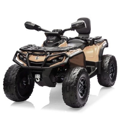 24V Kids Ride On Car, 2 Seater Licensed Can-Am Electric ATV Car For Kids, 4 Wheeler 4WD Ride On Electric Toy Car, Led, 3 Speeds 10 24V Kids Ride On Car, 2 Seater Licensed Can-Am Electric ATV Car For Kids, 4 Wheeler 4WD Ride On Electric Toy Car, Led, 3 Speeds - Image 8