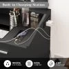 Vanity Desk With Mirror And Lights, Makeup Vanity With Power Outlet & Upholstered Stool, Wooden Dressing Table With Drawers For Bedroom -Garvee GUEST 4854eb8a 58c4 4724 80a9 ad986ae37038