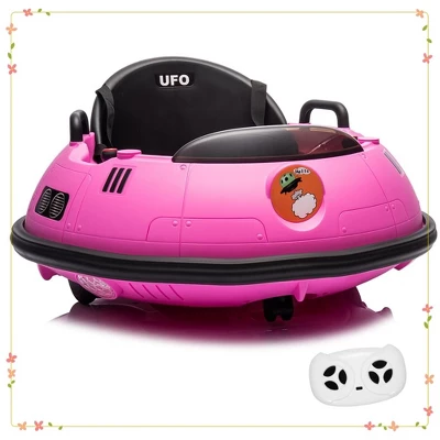 12V Kids Bumper Car With Remote Control, 360° Spin, 3 Speed Modes, LED Flashing Lights 9 12V Kids Bumper Car With Remote Control, 360° Spin, 3 Speed Modes, LED Flashing Lights - Image 7
