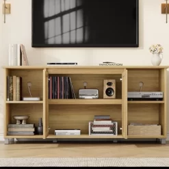 TV Stand For 65 Inch, Entertainment Center With Storage Shelves & Glass Doors – Wooden Media Console Cabinet For Living Room, Bedroom 15 TV Stand For 65 Inch, Entertainment Center With Storage Shelves & Glass Doors – Wooden Media Console Cabinet For Living Room, Bedroom -Garvee GUEST 48600e2d c977 4470 9f6b 8efc4ae7a37a