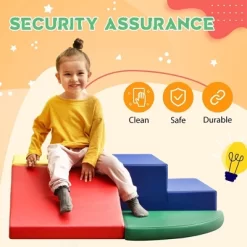 4-Piece Set Climbing Toys For Toddlers 1-3 And Climb Foam Play Set Babies Foam Blocks Toddler Climbing Toys For Crawling Climbing And Sliding -Garvee GUEST 48df8ee0 ea28 4447 be37 9e5c2d57d930