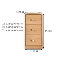 Modern Dresser For Bedroom, 3 Chest Of Drawer Nightstand, Large Capacity Oak Wood Cabinet, Slim Kids Dresser For Home Closets Living Room Bedroom 13 Modern Dresser For Bedroom, 3 Chest Of Drawer Nightstand, Large Capacity Oak Wood Cabinet, Slim Kids Dresser For Home Closets Living Room Bedroom -Garvee GUEST 4a004321 6e3f 4136 8a90 783f41750f96