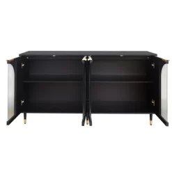 Modern Accent Storage Cabinet With 4 Doors, Wooden Sideboard Buffet Cabinet, Entertainment Center Media Console Table For Kitchen Living Room Entryway -Garvee GUEST 4d0ed22c ed6e 46ca 9a64 c1085a70ae4a