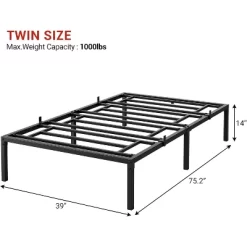 Garvee Metal Platform Bed Frame With Storage, Steel Slat Support, No Box Spring Needed, Easy Assembly Mattress Foundation -Garvee GUEST 4f6b078d 3525 4d8e bd53 dd50deb1aa13