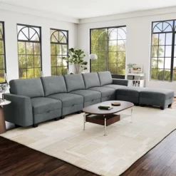 140"Sectional Couch For Living Room, Oversized Modular Sectional Sofa, U Shaped Modular Couch With Storage -Garvee GUEST 4fb5c659 c062 4cfb 96ff cec546f77baa