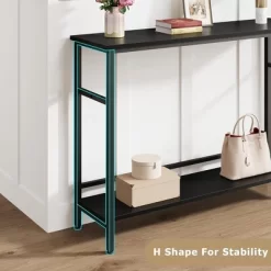 Whizmax 2 Tier Entryway Table, Console Tables With Storage, Sofa Table With Adjustable Shelf For Entryway, Living Room, Hallway, Bedroom -Garvee GUEST 5012c815 b456 4b71 bc50 e8965dabc115