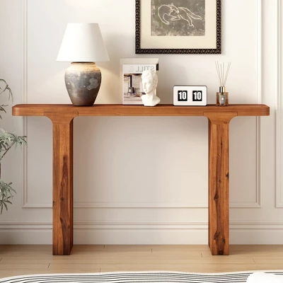 Modern Console Table, Minimalist Style Entryway Table, Accent Console Table Sofa Table With Minimalist Floor-Length Legs For Entryway Living Room 3 Modern Console Table, Minimalist Style Entryway Table, Accent Console Table Sofa Table With Minimalist Floor-Length Legs For Entryway Living Room