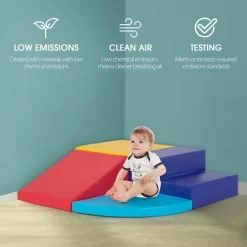 4-Piece Set Climbing Toys For Toddlers 1-3 And Climb Foam Play Set Babies Foam Blocks Toddler Climbing Toys For Crawling Climbing And Sliding -Garvee GUEST 5378861f 0a7f 4b26 85fb 95738c606c41